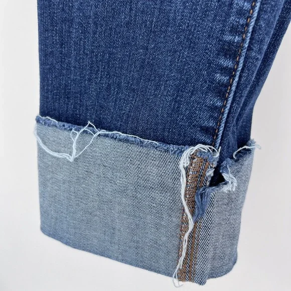 Loft Jeans Bundle Curvy Straight Modern Straight Raw Hem Cuffed size 10 / 30 - Picture 9 of 16